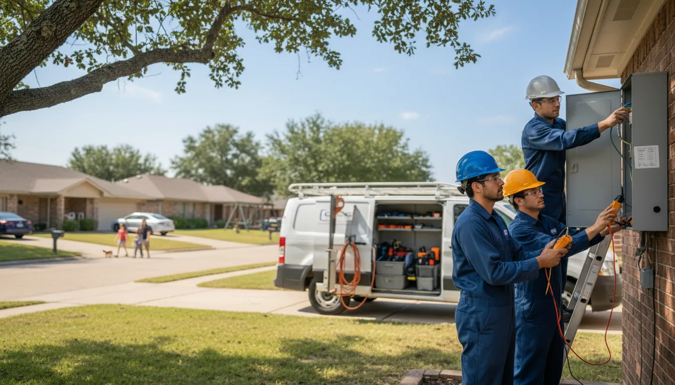 Certified electrician providing emergency electrical services in Sarah, MS